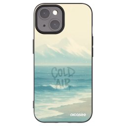 Fekete szilikon tok az alábbi mobiltelefonokra Apple iPhone 15 - COLD AIR