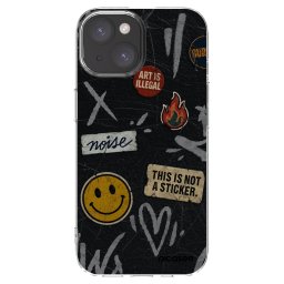 Átlátszó szilikon tok az alábbi mobiltelefonokra Apple iPhone 15 - STICKERS x TAGS