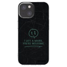 Átlátszó szilikon tok az alábbi mobiltelefonokra Apple iPhone 15 - LEFT A MARK