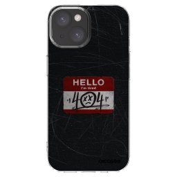 Átlátszó szilikon tok az alábbi mobiltelefonokra Apple iPhone 15 - HELLO 404