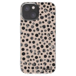 Átlátszó szilikon tok az alábbi mobiltelefonokra Apple iPhone 15 - Dots