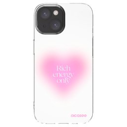 Átlátszó szilikon tok az alábbi mobiltelefonokra Apple iPhone 15 - Rich Energy
