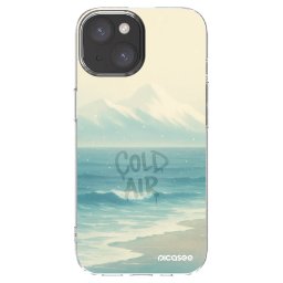 Átlátszó szilikon tok az alábbi mobiltelefonokra Apple iPhone 15 - COLD AIR