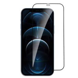 3x 3D üvegfólia kerettel az alábbi mobiltelefonokra Apple iPhone 15 - fekete - 2+1 ingyen