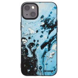 Fekete szilikon tok az alábbi mobiltelefonokra Apple iPhone 15 Plus - Organic blue