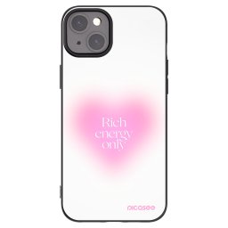 Fekete szilikon tok az alábbi mobiltelefonokra Apple iPhone 15 Plus - Rich Energy