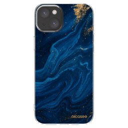 Átlátszó szilikon tok az alábbi mobiltelefonokra Apple iPhone 15 Plus - Blue