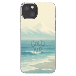 Átlátszó szilikon tok az alábbi mobiltelefonokra Apple iPhone 15 Plus - COLD AIR