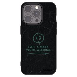 Fekete szilikon tok az alábbi mobiltelefonokra Apple iPhone 15 Pro - LEFT A MARK