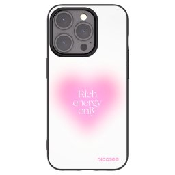 Fekete szilikon tok az alábbi mobiltelefonokra Apple iPhone 15 Pro - Rich Energy