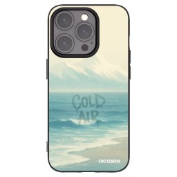 Fekete szilikon tok az alábbi mobiltelefonokra Apple iPhone 15 Pro - COLD AIR