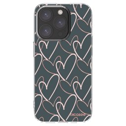Átlátszó szilikon tok az alábbi mobiltelefonokra Apple iPhone 15 Pro - Lots of love