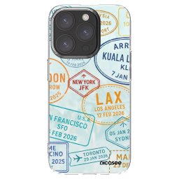 Átlátszó szilikon tok az alábbi mobiltelefonokra Apple iPhone 15 Pro - PASSPORT EDITION