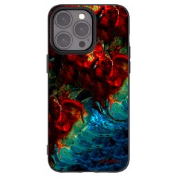 Fekete szilikon tok az alábbi mobiltelefonokra Apple iPhone 15 Pro Max - Universe