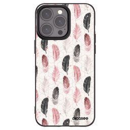 Fekete szilikon tok az alábbi mobiltelefonokra Apple iPhone 15 Pro Max - Feather 2