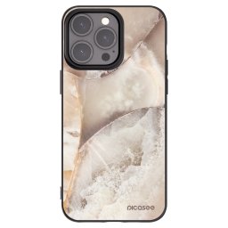 Fekete szilikon tok az alábbi mobiltelefonokra Apple iPhone 15 Pro Max - Cream marble