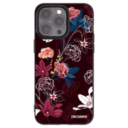 Fekete szilikon tok az alábbi mobiltelefonokra Apple iPhone 15 Pro Max - Dark Meadow