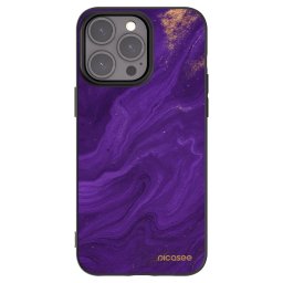 Fekete szilikon tok az alábbi mobiltelefonokra Apple iPhone 15 Pro Max - Purple
