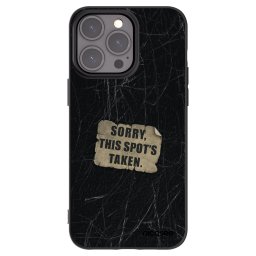 Fekete szilikon tok az alábbi mobiltelefonokra Apple iPhone 15 Pro Max - SORRY