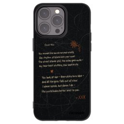 Fekete szilikon tok az alábbi mobiltelefonokra Apple iPhone 15 Pro Max - POET
