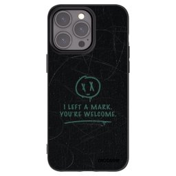 Fekete szilikon tok az alábbi mobiltelefonokra Apple iPhone 15 Pro Max - LEFT A MARK