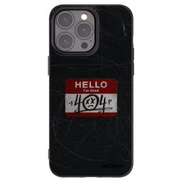 Fekete szilikon tok az alábbi mobiltelefonokra Apple iPhone 15 Pro Max - HELLO 404