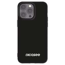 Fekete szilikon tok az alábbi mobiltelefonokra Apple iPhone 15 Pro Max - Picasee