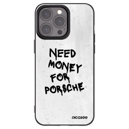 Fekete szilikon tok az alábbi mobiltelefonokra Apple iPhone 15 Pro Max - White Dollar