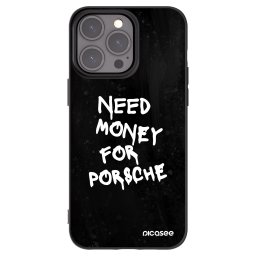 Fekete szilikon tok az alábbi mobiltelefonokra Apple iPhone 15 Pro Max - Black Dollar