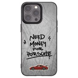 Fekete szilikon tok az alábbi mobiltelefonokra Apple iPhone 15 Pro Max - Grey Drift