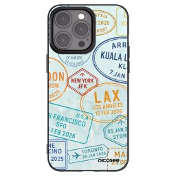 Fekete szilikon tok az alábbi mobiltelefonokra Apple iPhone 15 Pro Max - PASSPORT EDITION