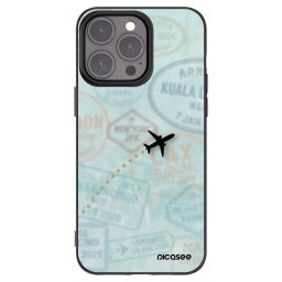 Fekete szilikon tok az alábbi mobiltelefonokra Apple iPhone 15 Pro Max - FLIGHT PATH