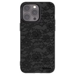 Fekete szilikon tok az alábbi mobiltelefonokra Apple iPhone 15 Pro Max - Dark Elegance