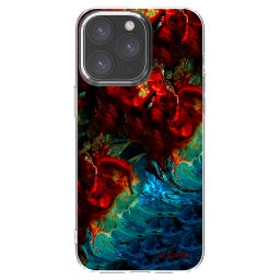Átlátszó szilikon tok az alábbi mobiltelefonokra Apple iPhone 15 Pro Max - Universe