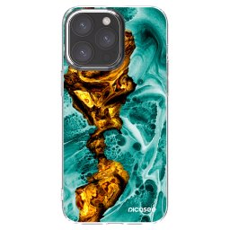 Átlátszó szilikon tok az alábbi mobiltelefonokra Apple iPhone 15 Pro Max - Goldsky