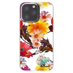 Átlátszó szilikon tok az alábbi mobiltelefonokra Apple iPhone 15 Pro Max - Meadow