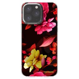 Átlátszó szilikon tok az alábbi mobiltelefonokra Apple iPhone 15 Pro Max - Dark Peonny