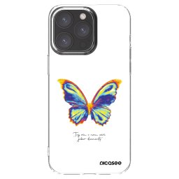 Átlátszó szilikon tok az alábbi mobiltelefonokra Apple iPhone 15 Pro Max - Diamanty White