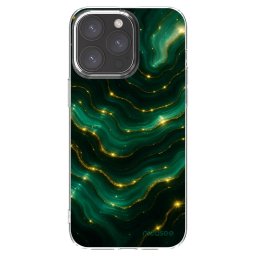 Átlátszó szilikon tok az alábbi mobiltelefonokra Apple iPhone 15 Pro Max - Emerald