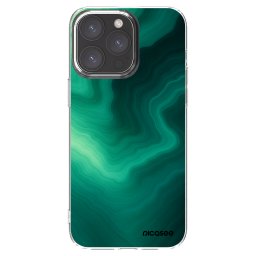 Átlátszó szilikon tok az alábbi mobiltelefonokra Apple iPhone 15 Pro Max - Malachite