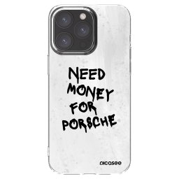 Átlátszó szilikon tok az alábbi mobiltelefonokra Apple iPhone 15 Pro Max - White Dollar