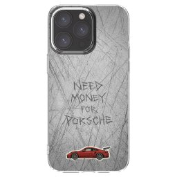 Átlátszó szilikon tok az alábbi mobiltelefonokra Apple iPhone 15 Pro Max - Garage Scratch