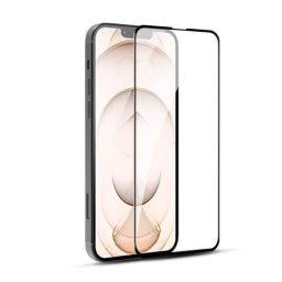 3x 3D üvegfólia kerettel az alábbi mobiltelefonokra Apple iPhone 15 Pro Max - fekete - 2+1 ingyen