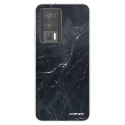 Átlátszó szilikon tok az alábbi mobiltelefonokra Xiaomi Poco F5 Pro 5G - Black marble
