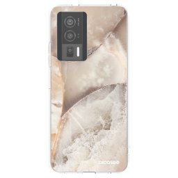 Átlátszó szilikon tok az alábbi mobiltelefonokra Xiaomi Poco F5 Pro 5G - Cream marble