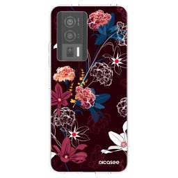 Átlátszó szilikon tok az alábbi mobiltelefonokra Xiaomi Poco F5 Pro 5G - Dark Meadow