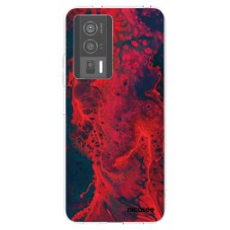 Átlátszó szilikon tok az alábbi mobiltelefonokra Xiaomi Poco F5 Pro 5G - Organic red