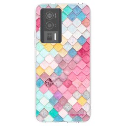 Átlátszó szilikon tok az alábbi mobiltelefonokra Xiaomi Poco F5 Pro 5G - Colorful roof