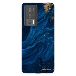 Átlátszó szilikon tok az alábbi mobiltelefonokra Xiaomi Poco F5 Pro 5G - Blue