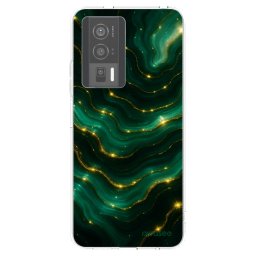 Átlátszó szilikon tok az alábbi mobiltelefonokra Xiaomi Poco F5 Pro 5G - Emerald